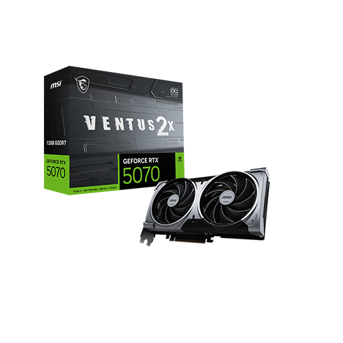 MSI RTX 5070 12G VENTUS 2X OC GRAPHICS CARD